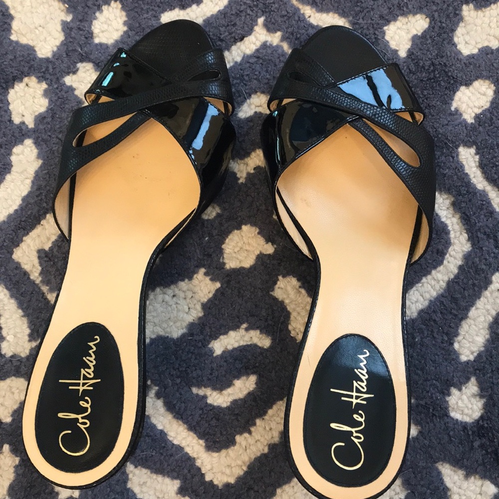 Cole Haan Nike Air Sole black heels
